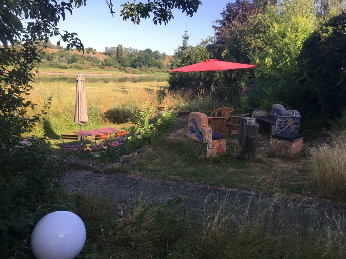 Pension Elbkiosk Kleinzadel Екстер'єр фото